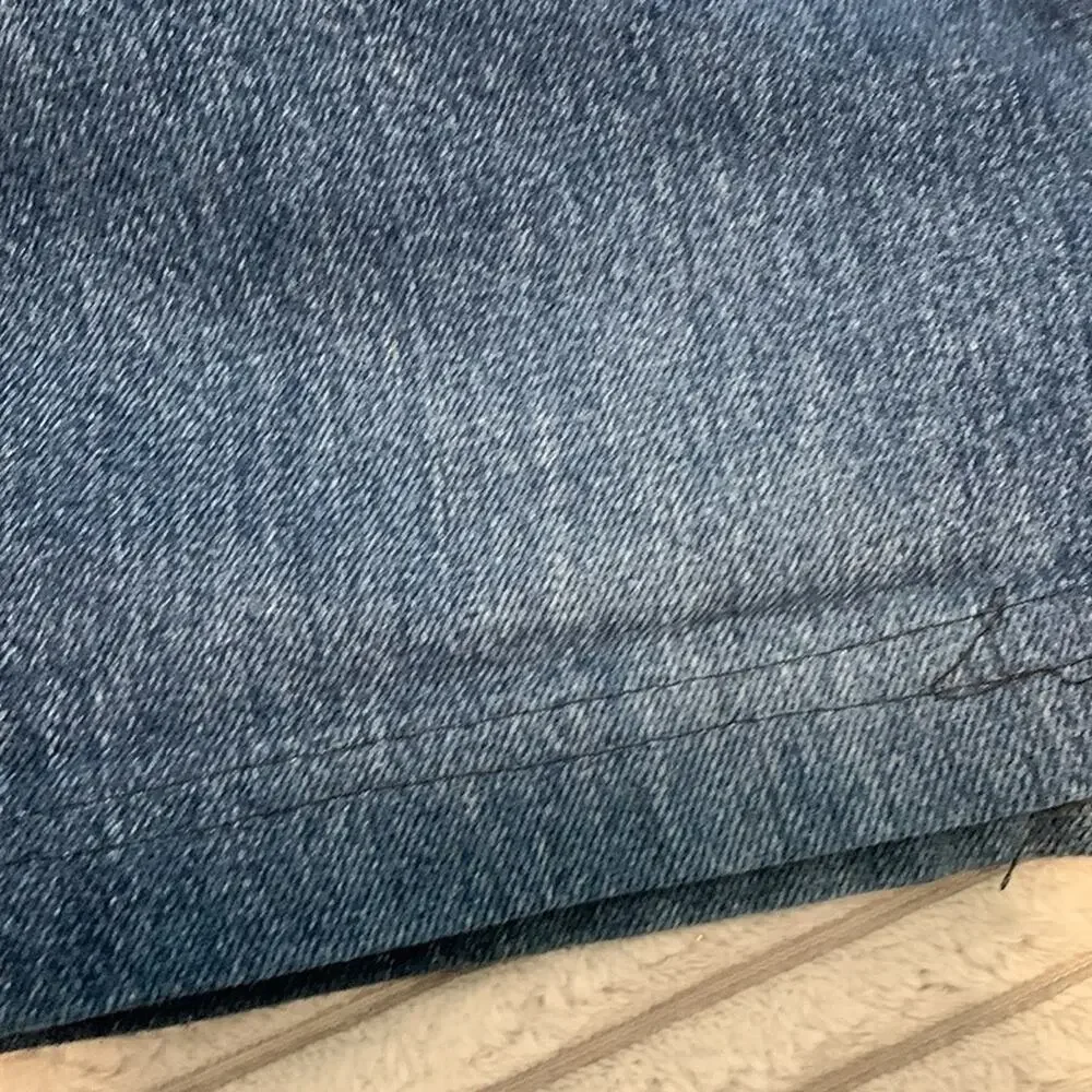 Vintage Calvin Klein CK Jean Shorts Size 4 Dark Wash Easy Fit High Rise Denim - Picture 8 of 10